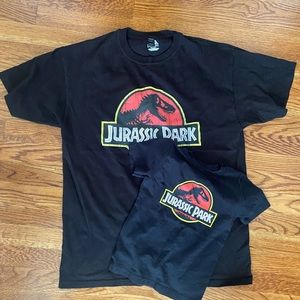 4t and Mens Large matching Jurassic Park T-shirts